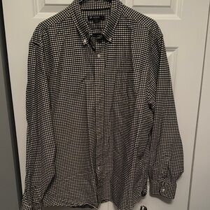 Daniel Cremieux Black and White Casual Shirt